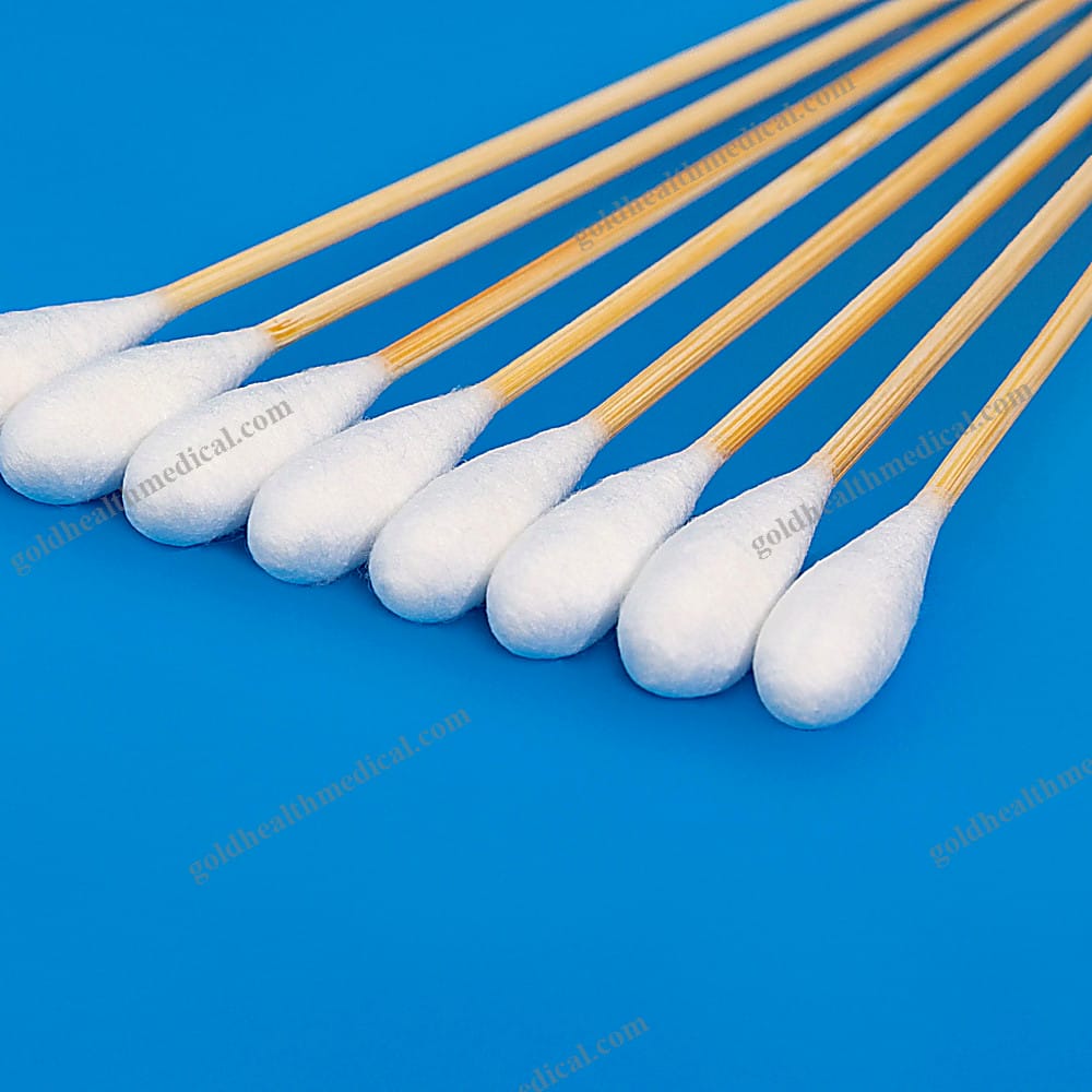 Premium Medical Cotton Swabs with Bamboo Sticks