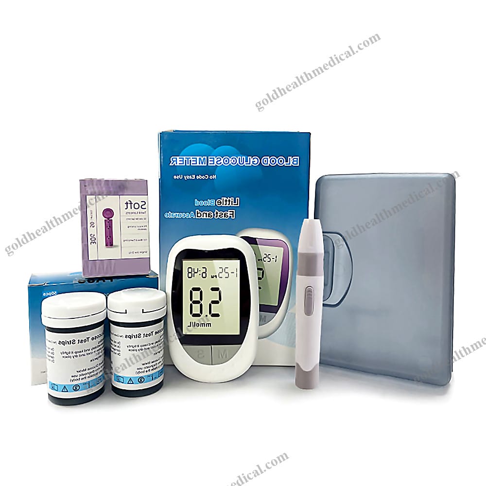 Glucometer Pro HighAccuracy Glucose Cholesterol