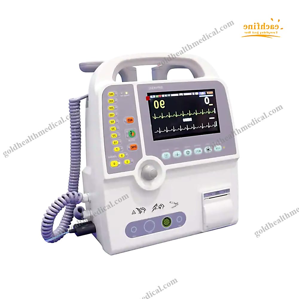 Portable Cardiac Defibrillator with CPR AED Mode