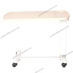 Adjustable ABS Overbed Table with Casters