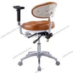 Ergonomic Dental Stool with Armrest Assistant Dentist Chair for Hospital
