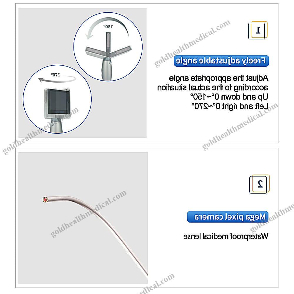 Flexible Laryngoscope Set 3inch Medical Videolaryngoscope