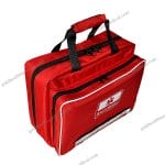 Trauma Kit Bag OrangeRedNavy Polyester First Aid Equipment Bag