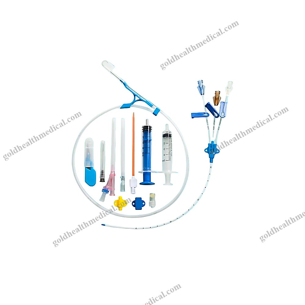 2024 TPU Triple Quad Lumen Central Venous Catheter