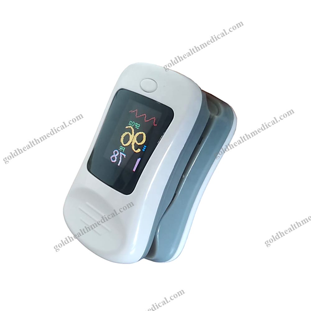 Portable Fingertip Pulse Oximeter with Pulse Display