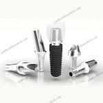 SLA Surface Titanium Dental Implant System Surgical Kit Abutment Pure