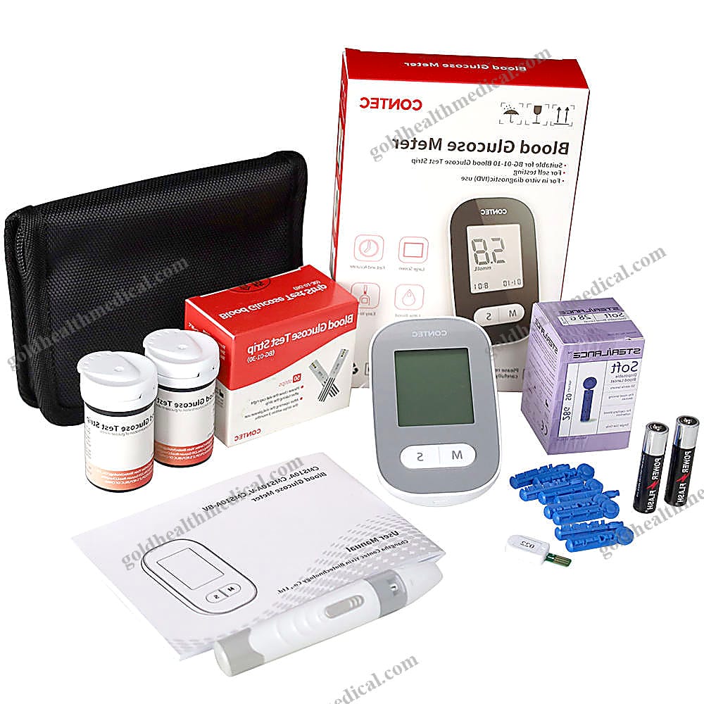 CONTEC CMS10A Portable Glucose Testing System with Sugar Test