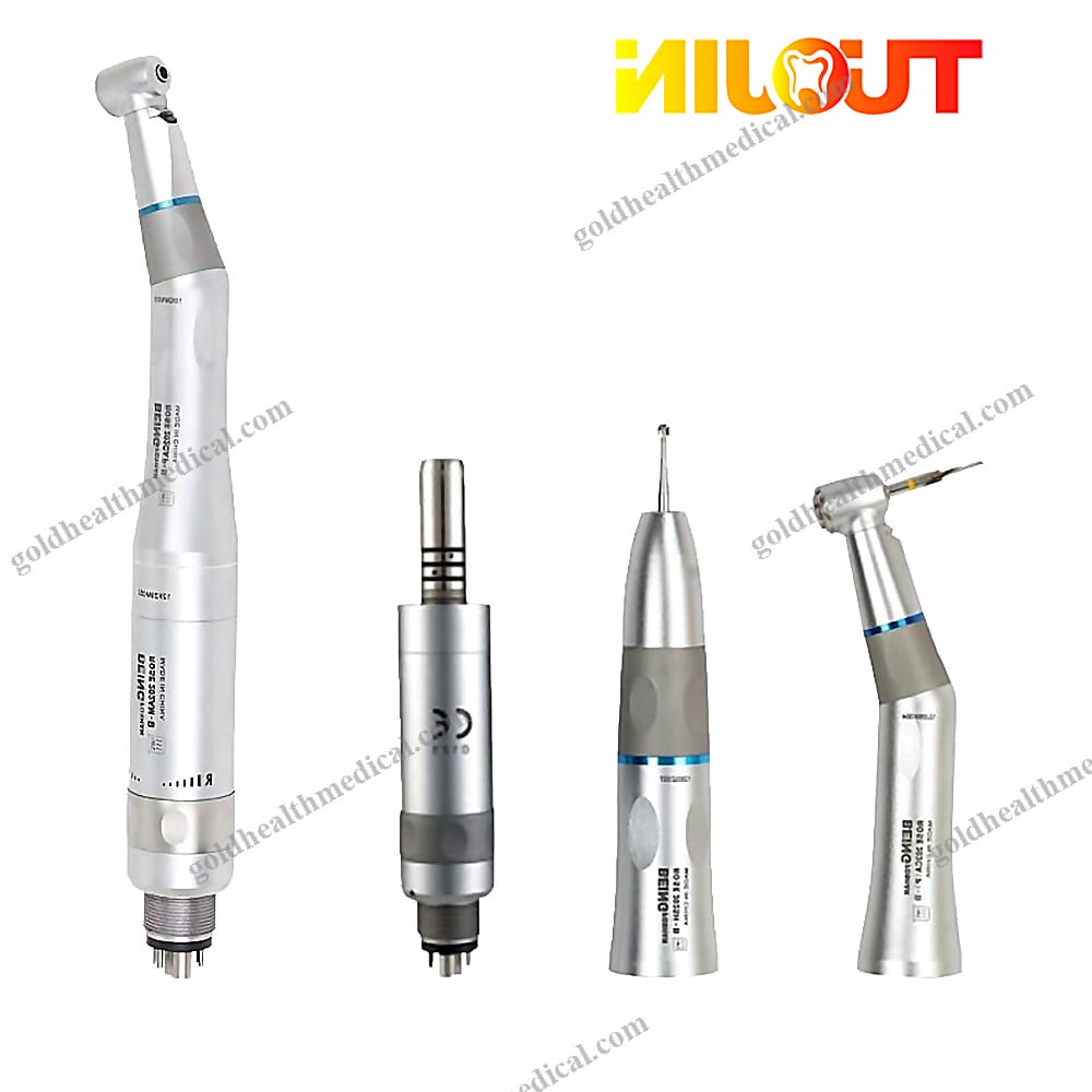 Dental Low Speed Handpiece with Internal Watercourse Contra Angle Straight Air