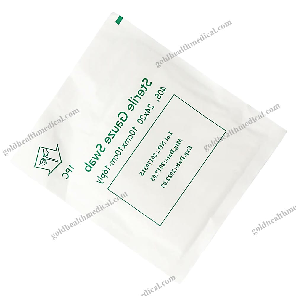 Surgical Gauze Pad 100 Cotton Bleached Elastic