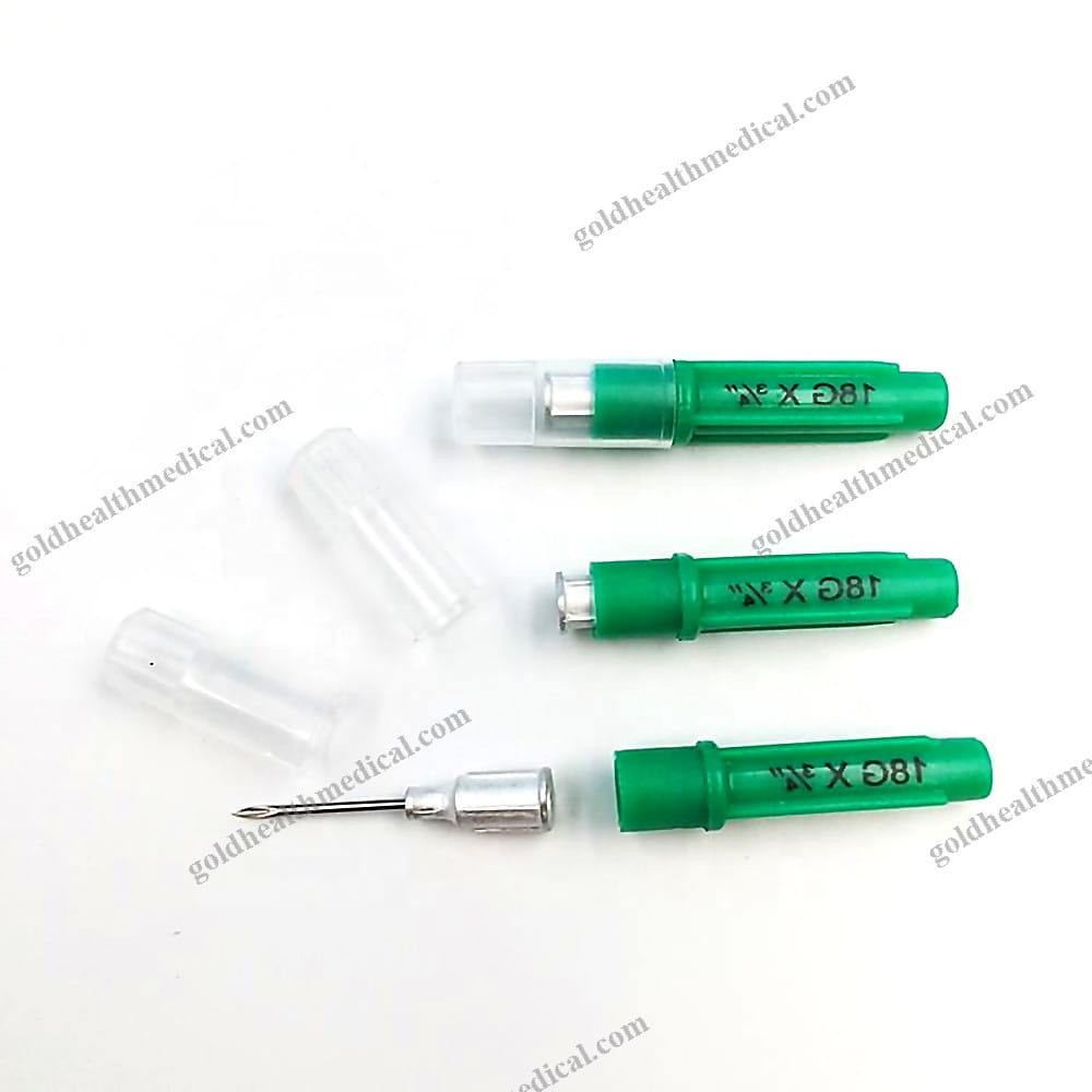 Stainless Steel Animal Injection Needles with Aluminum Hub