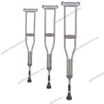 Axillary Folding Crutch with Rubber Tips  Medical Walking Aid
