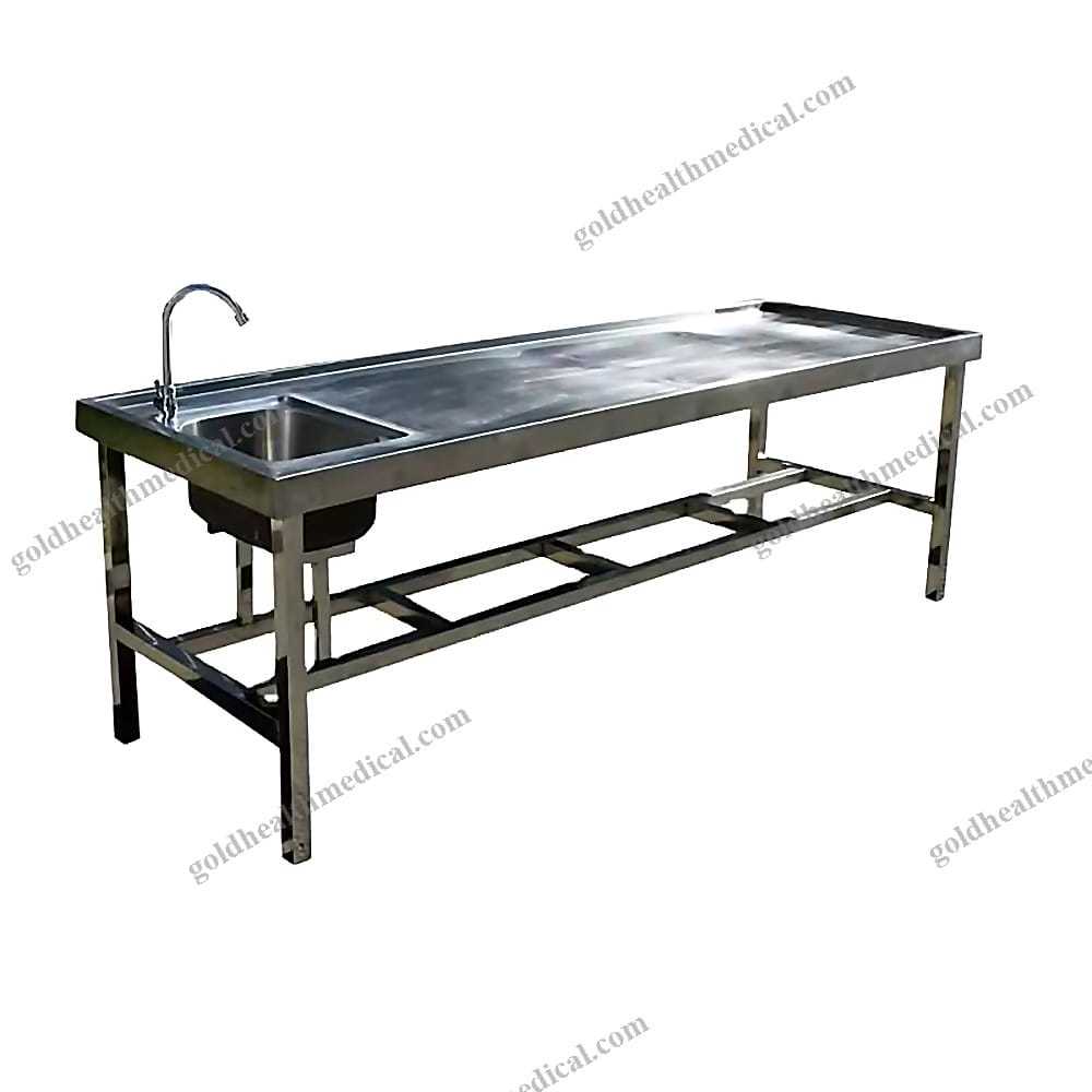 Stainless Steel Autopsy Table for Hospitals