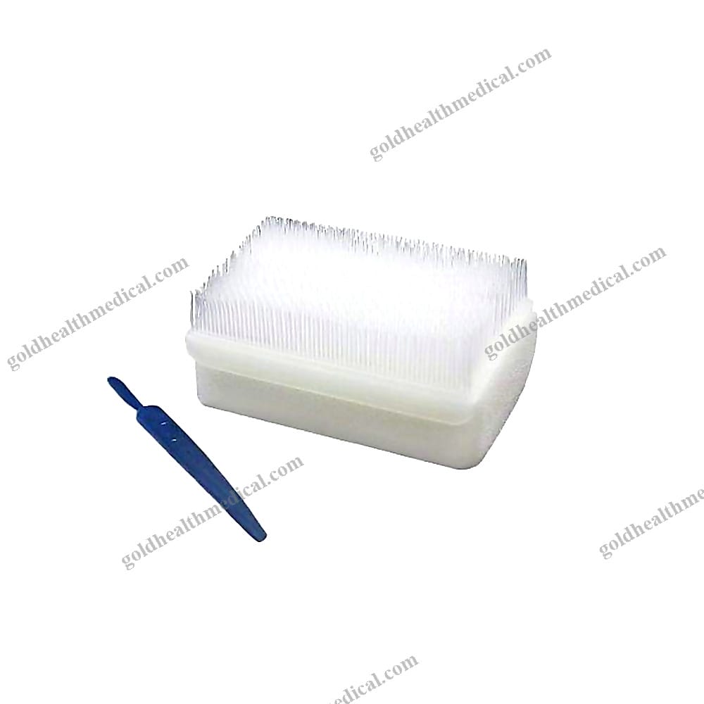 Sterile Surgical Scrub Brush with SpongeNail Cleaner PVP