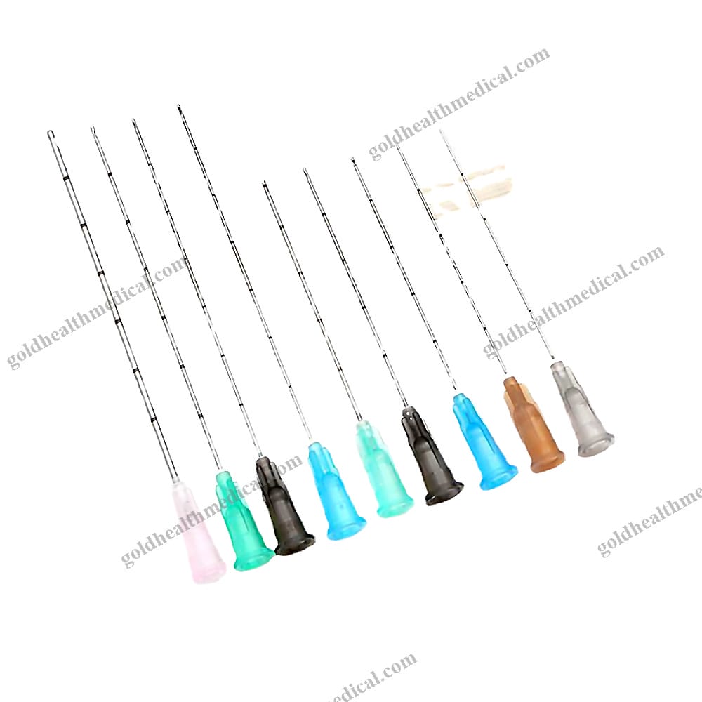 Fine Dermal Filler Cannula Set with Blunt Tips 25