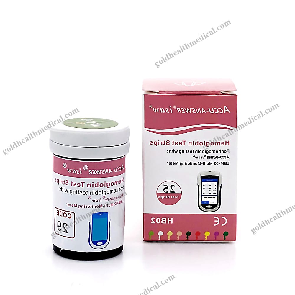 ACCU ANSWER Multi Monitoring Meter Hemoglobin Test Strips for LBM