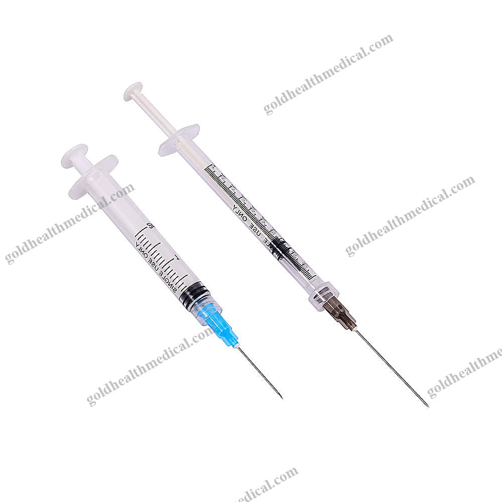 Luer Lock Sterile Syringes Needles Set