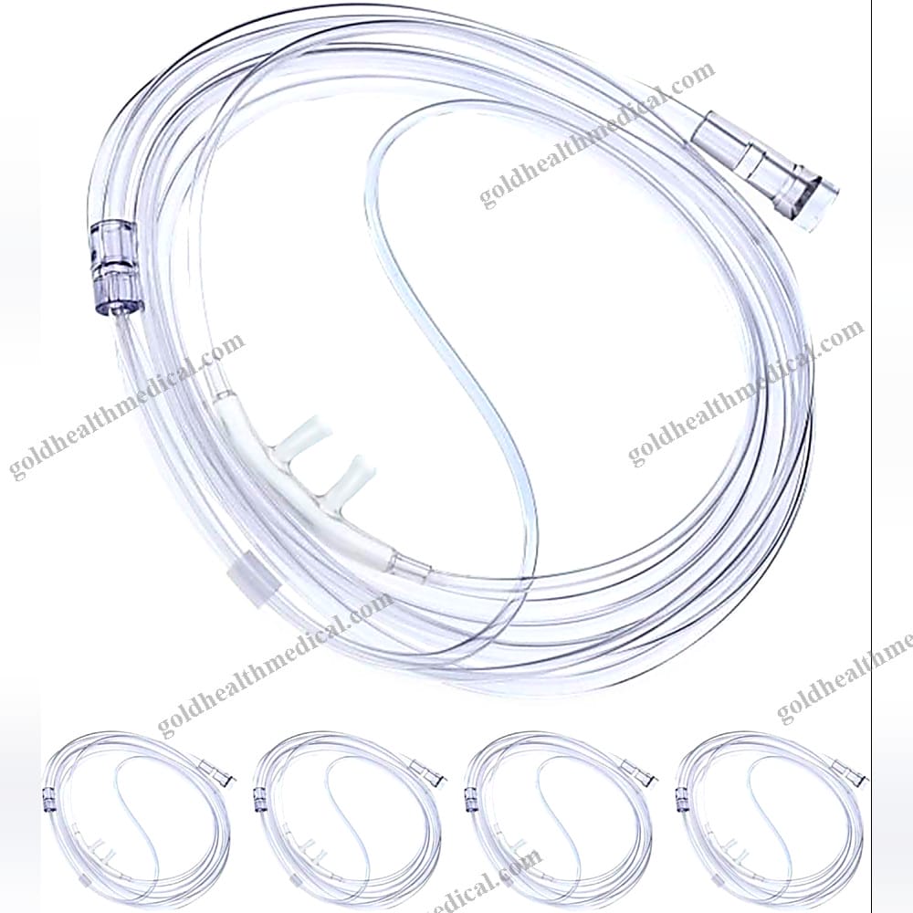 SJ Nasal Oxygen Cannula Kink Resistant Clear Connector 5