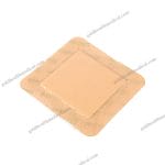 10x10cm Silicone Foam Dressing with Adhesive Border