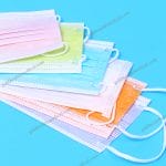 Disposable Medical Face Mask with Foam Assorted Colors 50 P