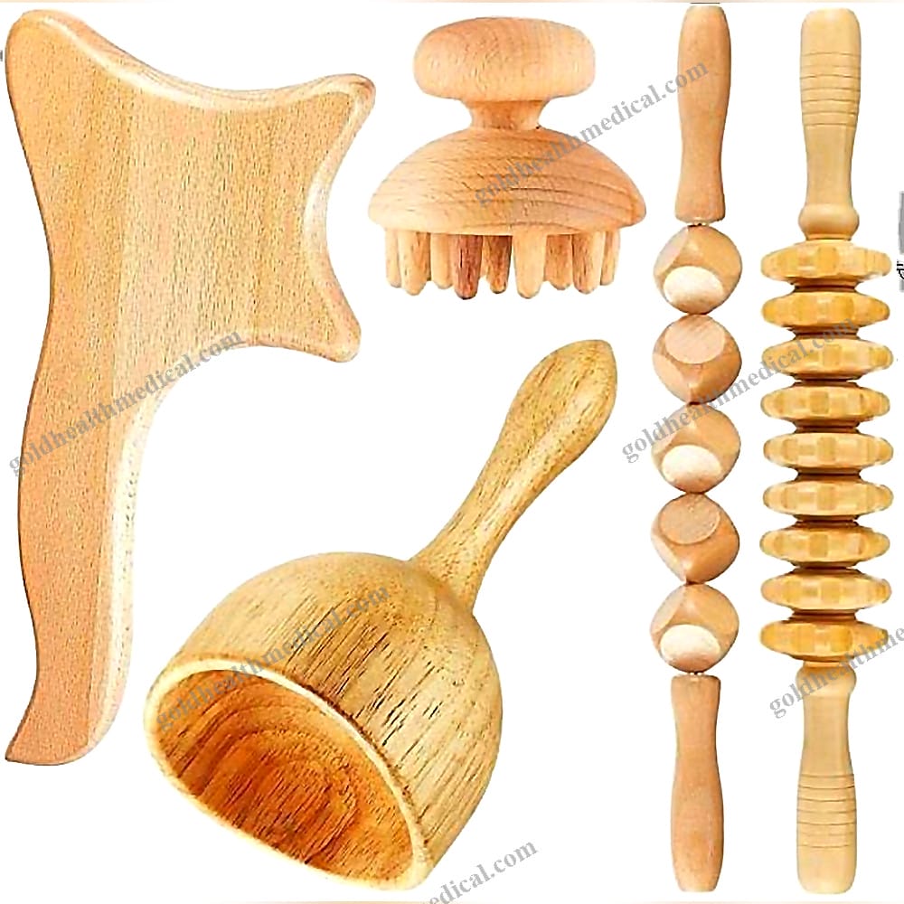 Maderoterapia Lymphatic Drainage Massage Tool Kit