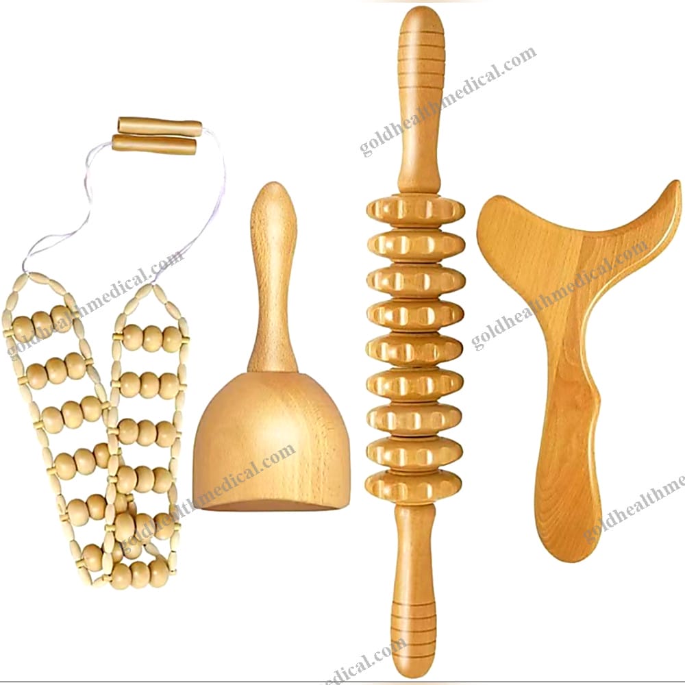 Maderoterapia Lymphatic Drainage Massage Tool Kit