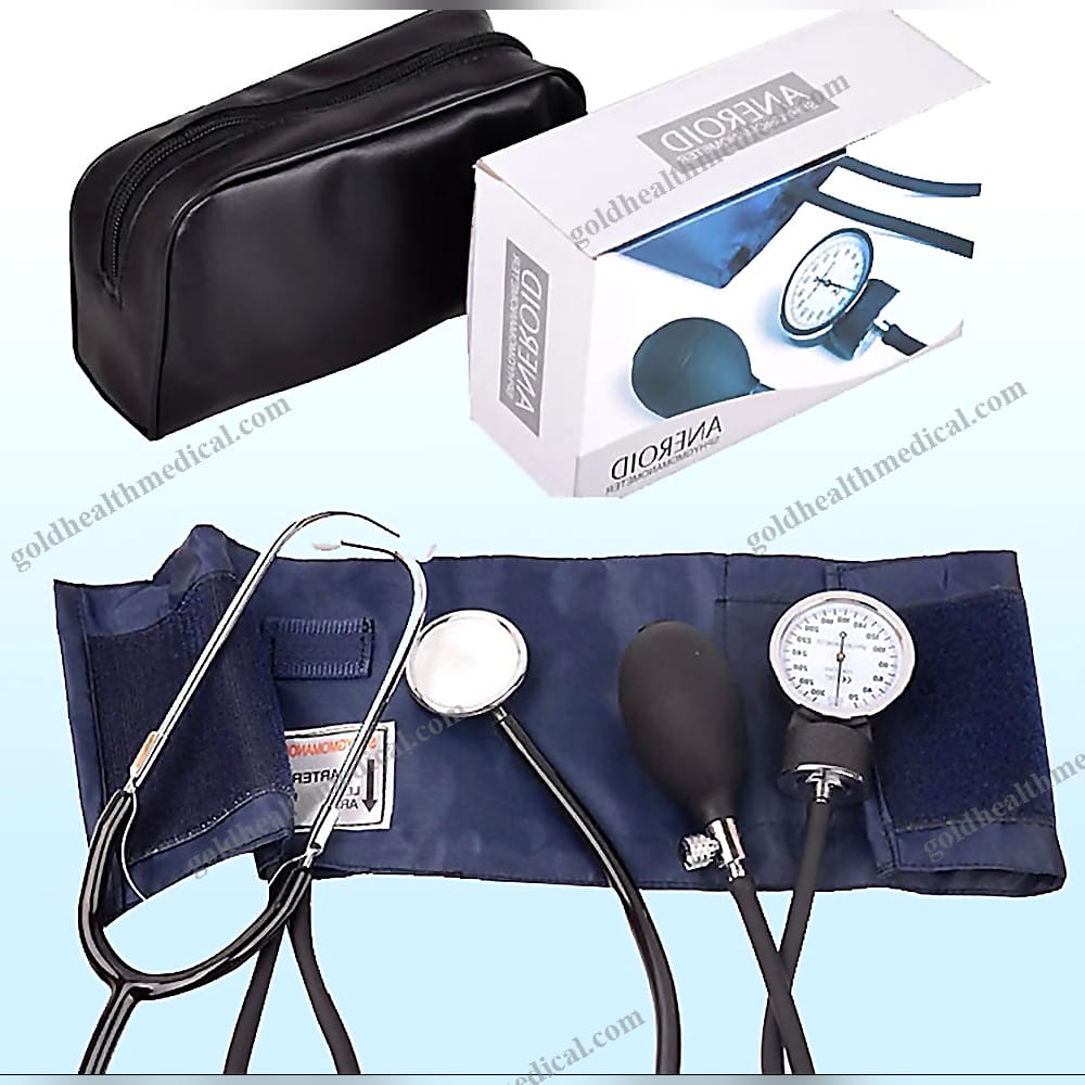 Aneroid Sphygmomanometer with Stethoscope