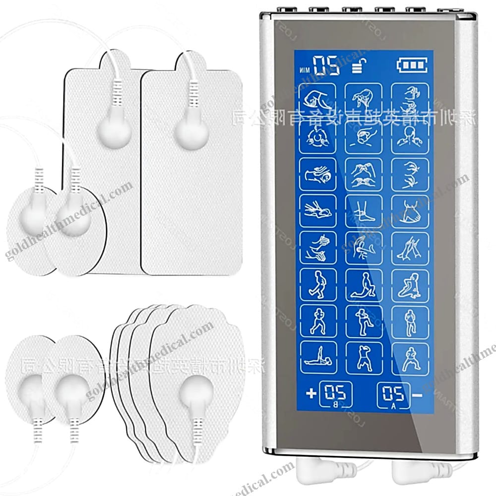 TENS EMS Touch Screen Pain Relief Muscle Stimulator Device