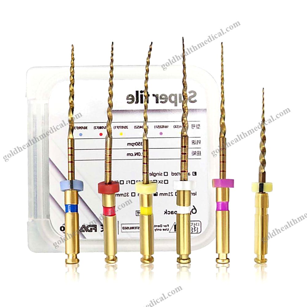 Factory Wholesale Dental KFiles Rainbow Stainless Steel NiTi Rotary Endodont