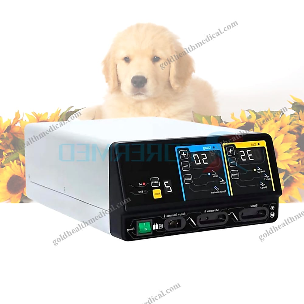 Veterinary Electrosurgical Unit Monopolar Bipolar Generator for