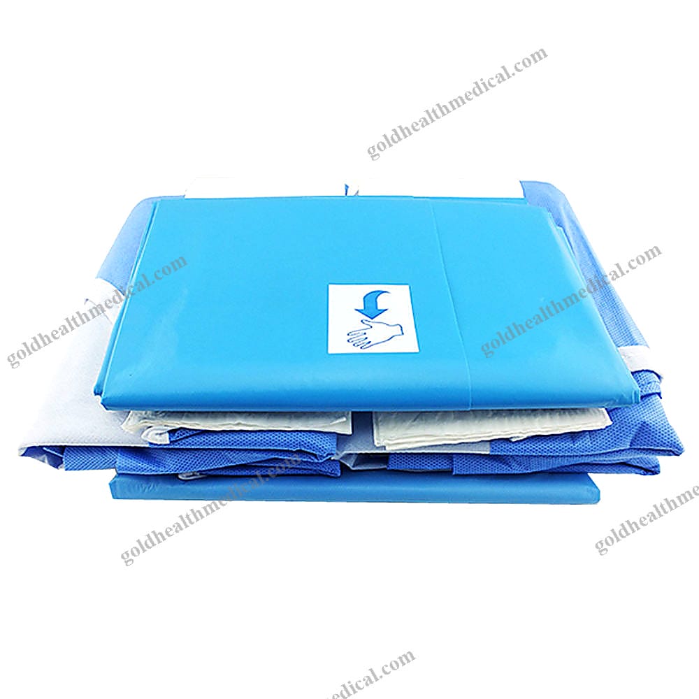 Hubei OEM Sterile Surgical Kit with Gowns Drapes