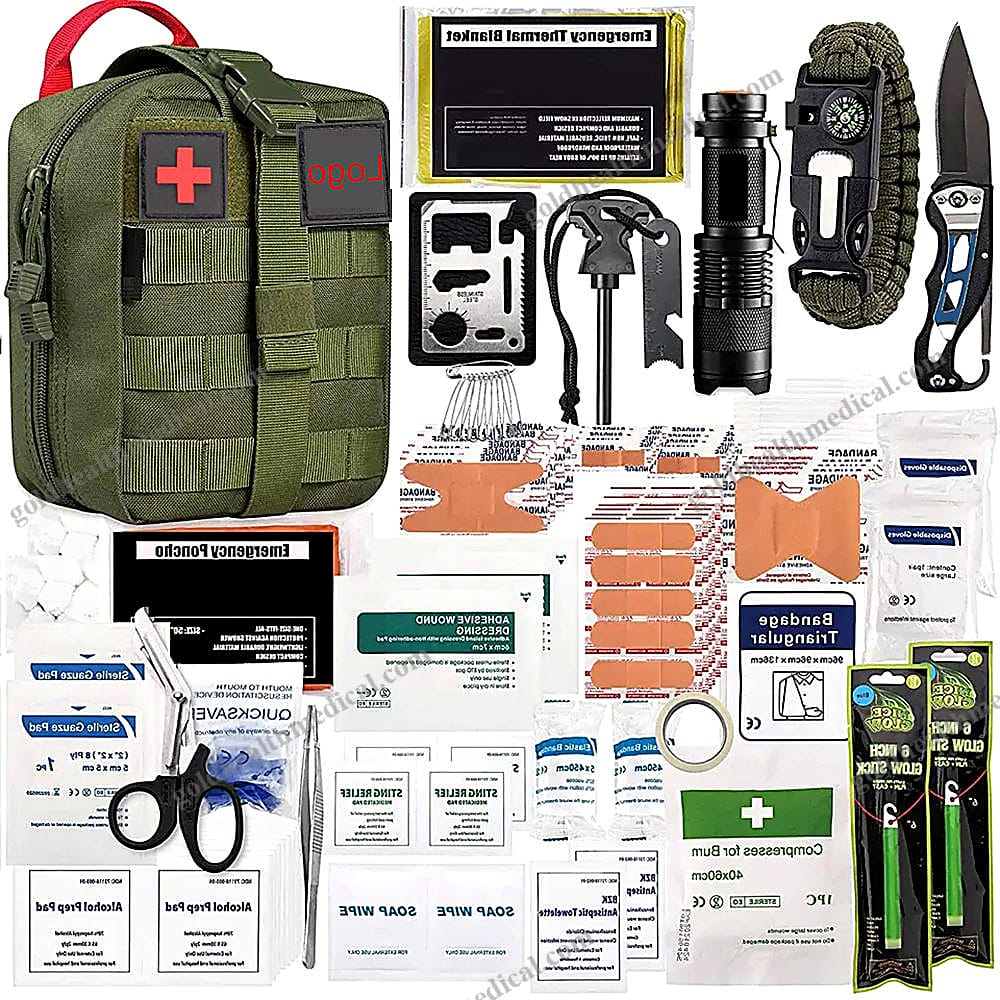 Factory Sale Premium Survival First Aid Kit for Outdoor Emergency Use