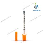 Painless Insulin Syringe with Fixed Needle