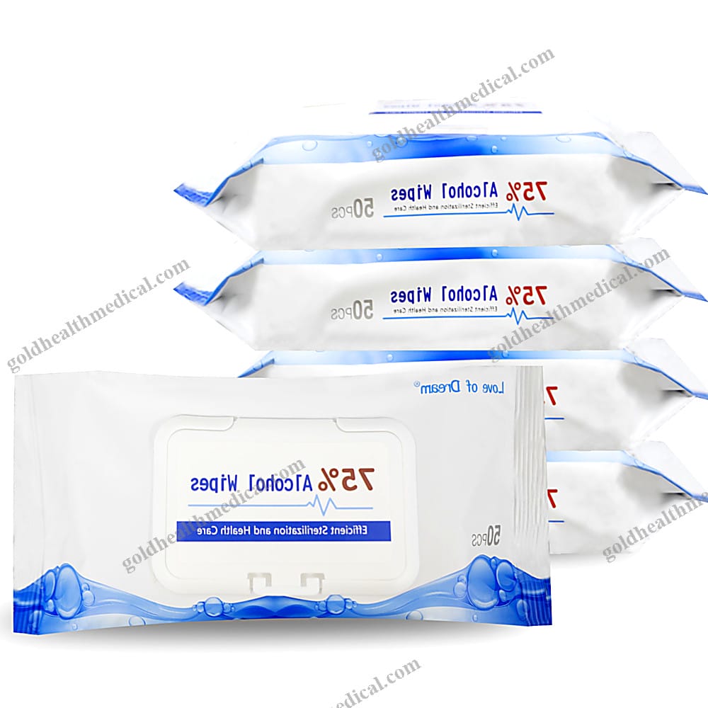 Antiseptic Alcohol Wipes for First Aid Wound Cleaning