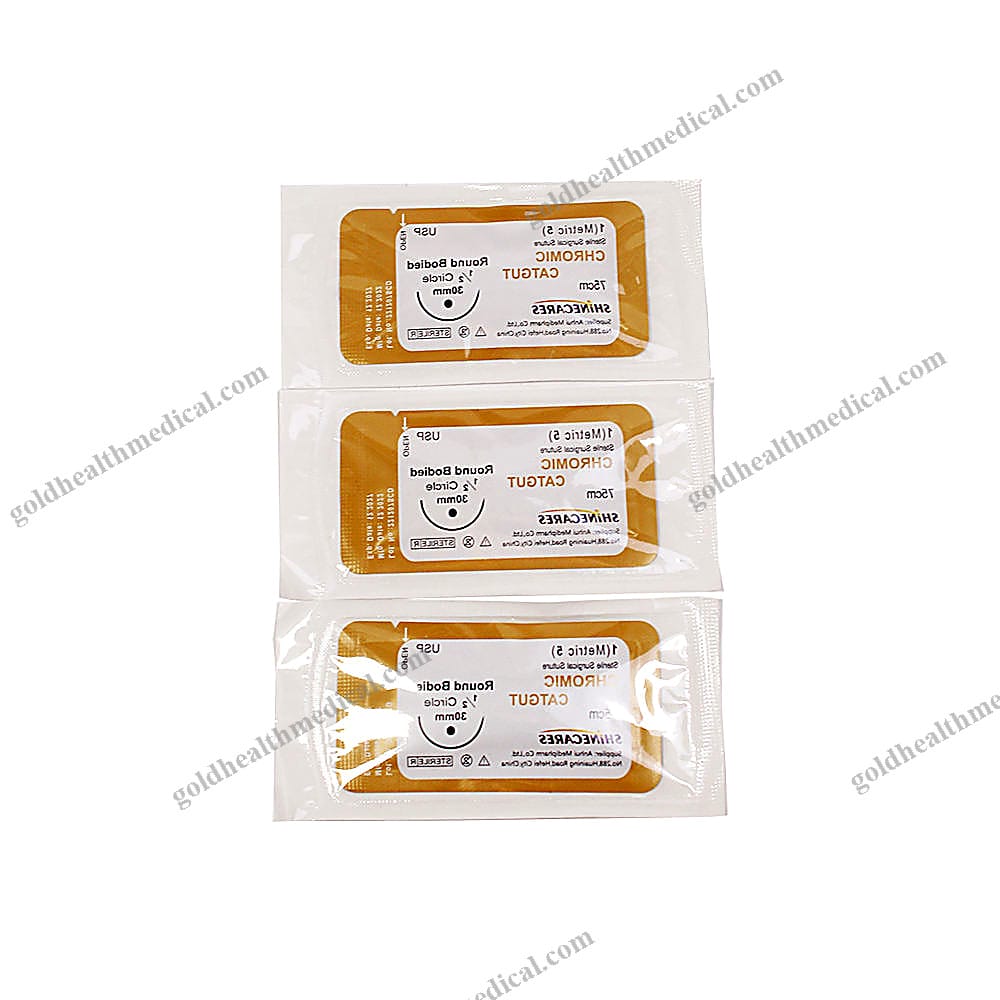 Chromic Catgut Suture with Needle Sizes 2 to