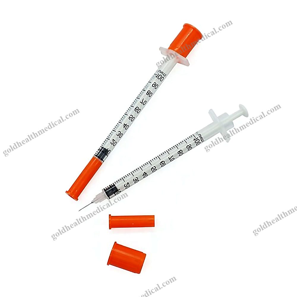 EO Sterile U100 Insulin Syringe 1ml