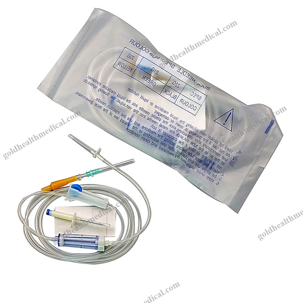 Precision Flow IV Set with Regulator for Medical Use