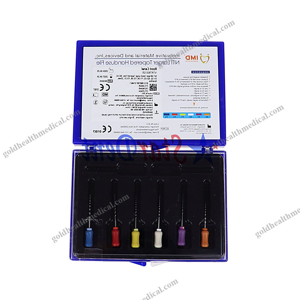 IMD Niti Large Tapered Endodontic Files for Root Canal