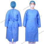 Medical Disposable Surgical Gown Nonwoven Coverall Isolation Gown Factory