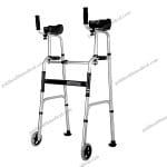 Adults Double Folding Aluminium Rollator Walker