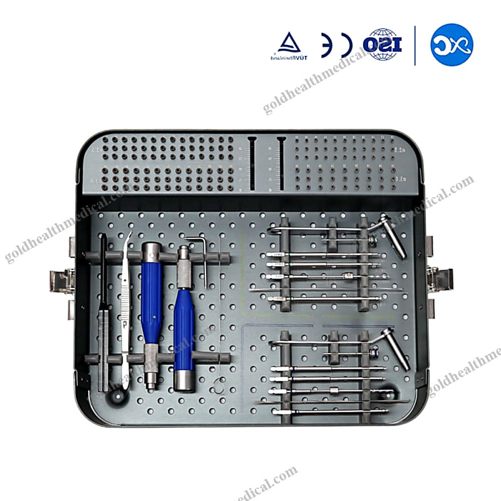 Titanium SelfDrilling Cortical Screw Set with Herbert Cannulated Compression