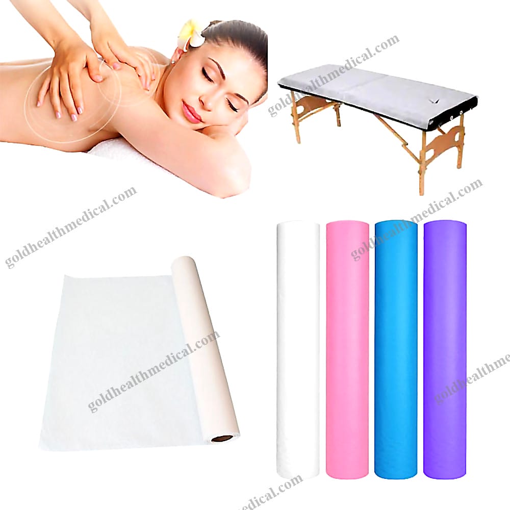 Premium Disposable NonWoven Bed Sheets Black Blue White Pink
