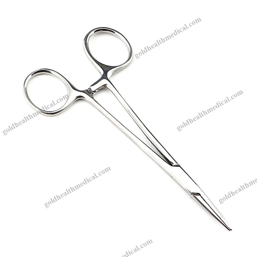 Stainless Steel Hemostatic Forceps Straight  Curved Options