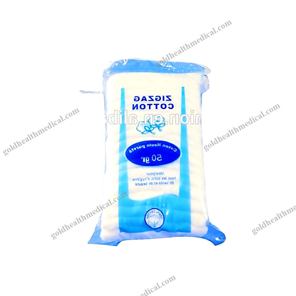 Medical Cotton Wool Absorbent ZigZag 50g5