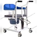 Hydraulic Commode Wheelchair Lift for Elderly Bathroom Transfer