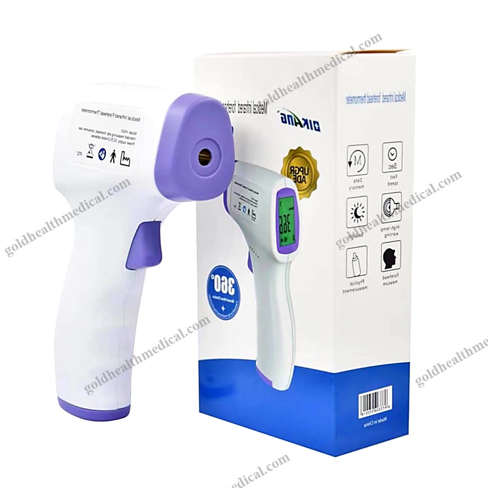 Digital Infrared Forehead Thermometer LCD Backlight NonContact Body Temperature