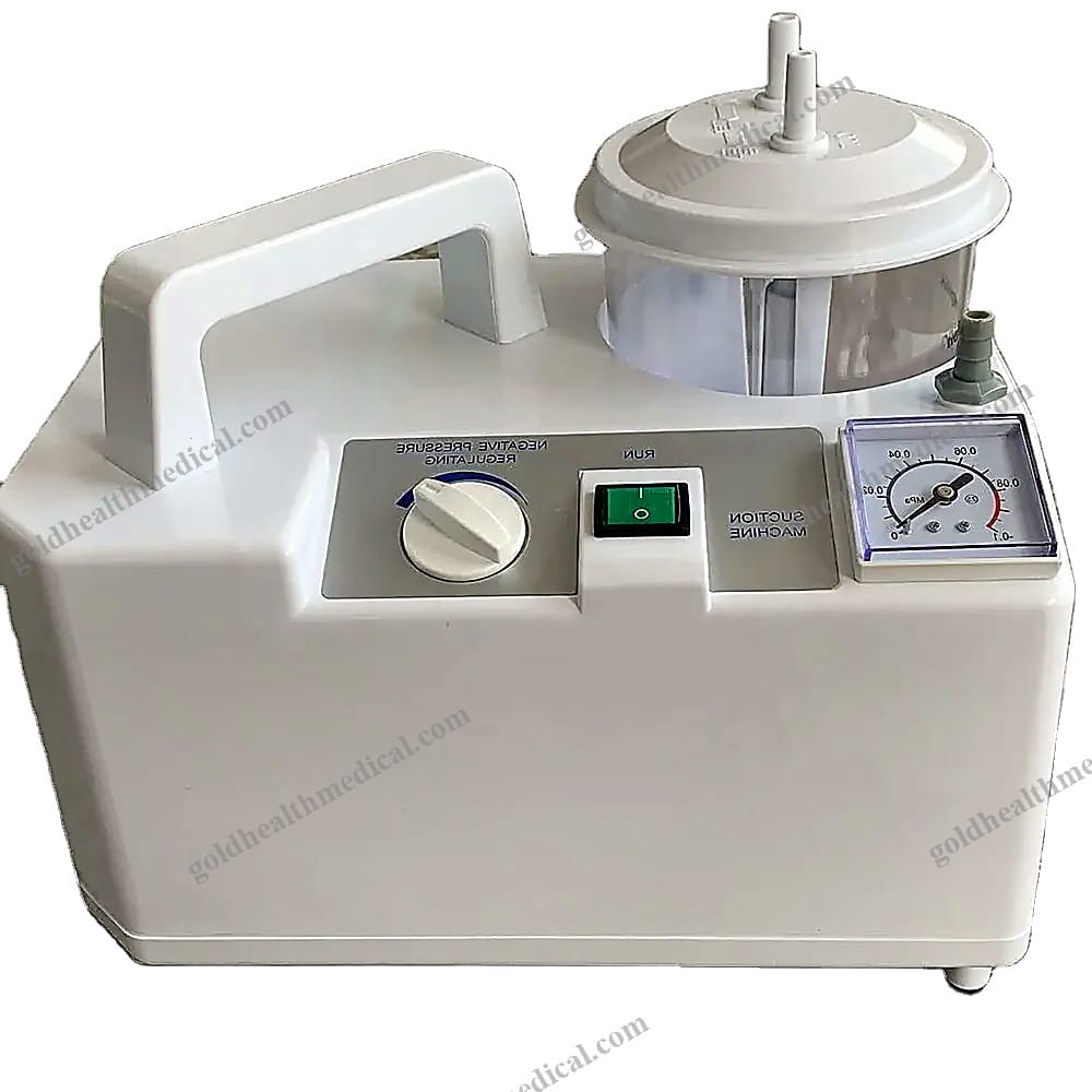 Portable Medical Suction Unit with Single Bottle