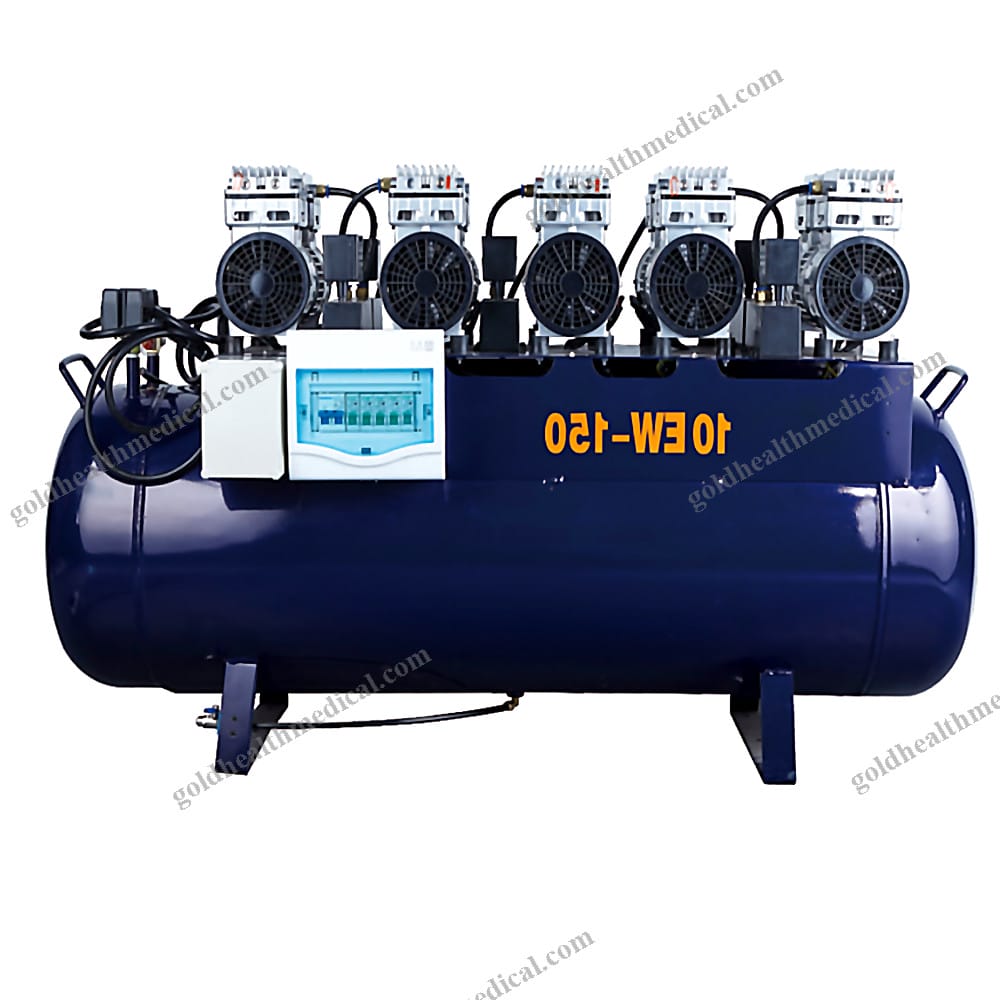 Medical Dental OilFree Piston Air Compressor With Tank