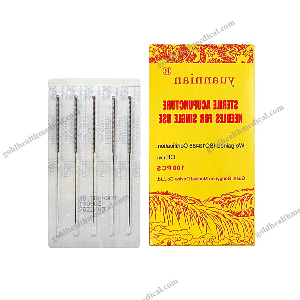 Stainless Steel Acupuncture Needles 100pcs Single Use with