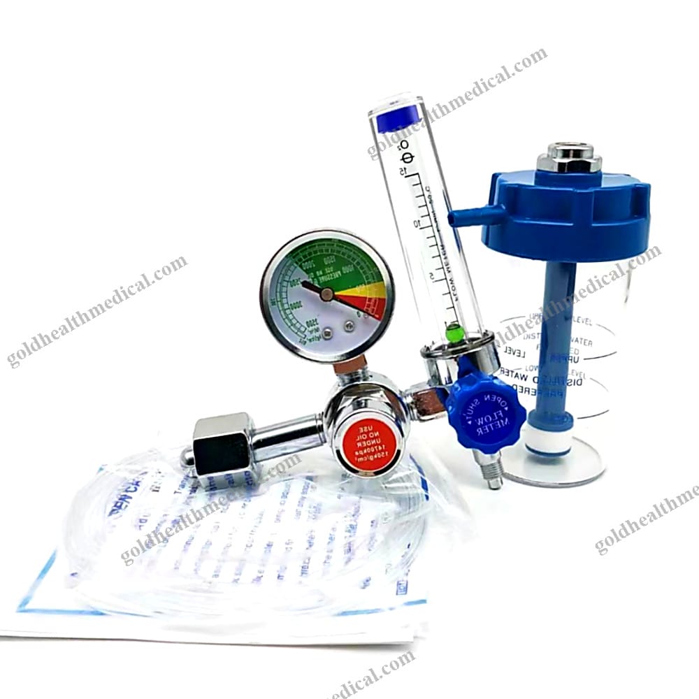 Oxygen Flowmeter with Regulator  Humidifier