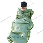 Thicken PE Emergency Sleeping Bag for Outdoor Travel First Aid Kit